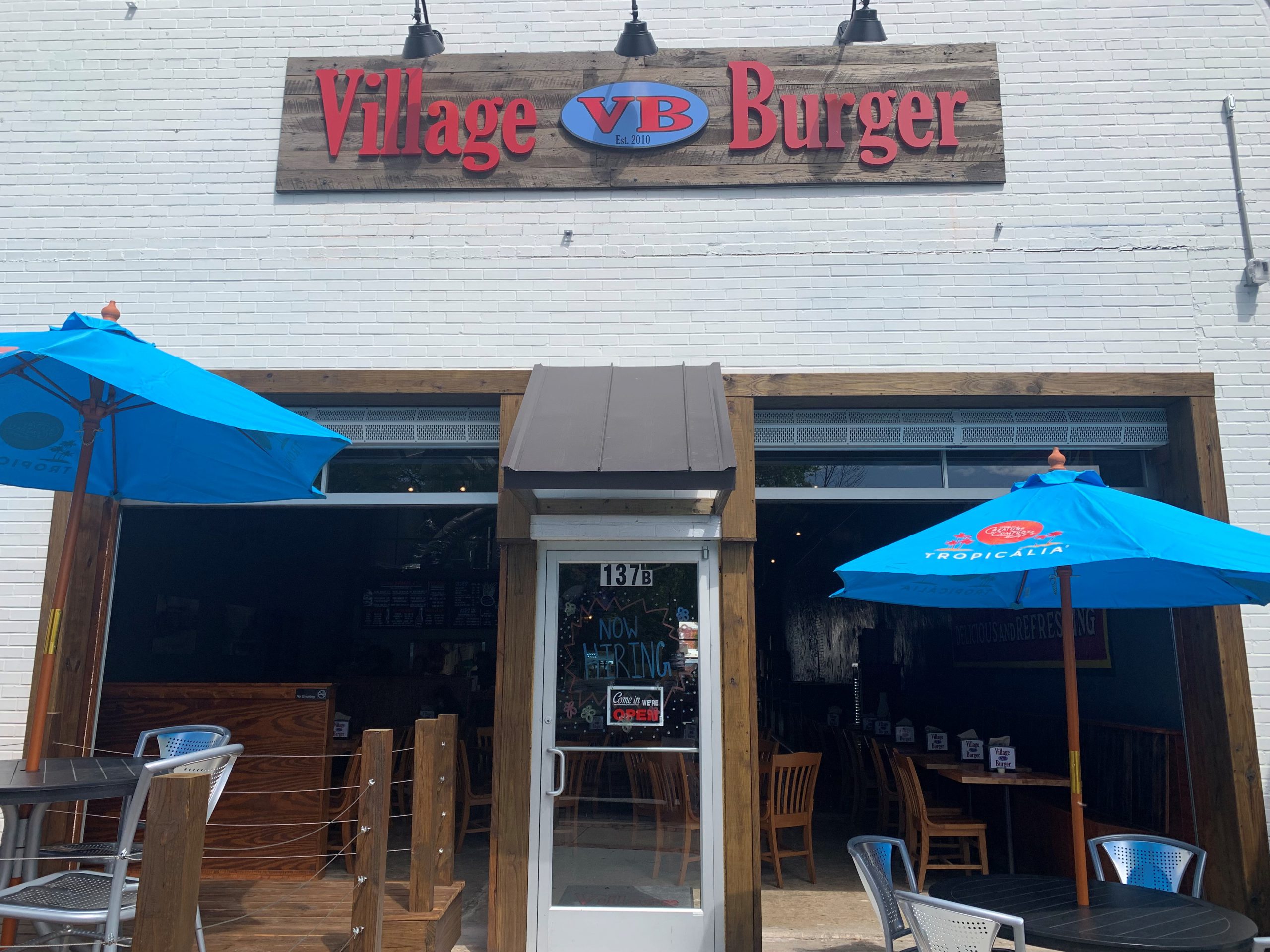 village burger front door